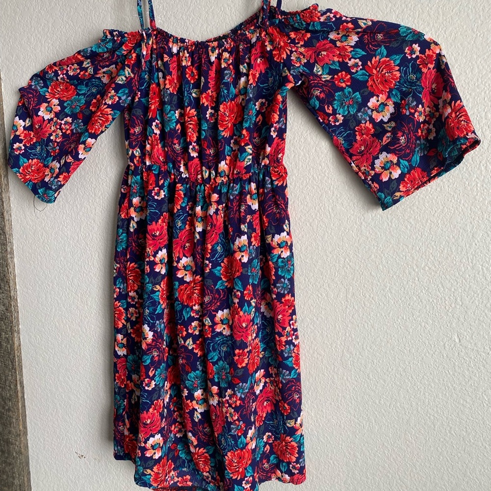 Off the shoulder maternity dress